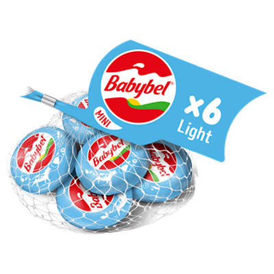 Mini Babybel Cheese, White Cheddar, 6 Count