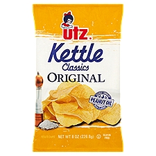 Utz Kettle Classics Original, Potato Chips, 8 Ounce
