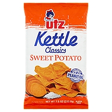 Utz Kettle Classics Sweet Potato, Potato Chips, 7.5 Ounce
