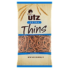 Utz Extra Thins Pretzels, 16 oz, 16 Ounce