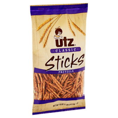 Utz Classic Sticks Pretzels, 16 oz