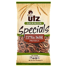 Utz Sourdough Specials Extra Dark Pretzels, 16 oz, 16 Ounce