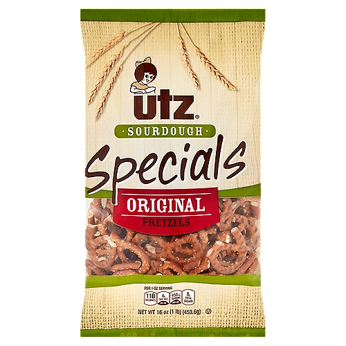 Utz Sourdough Specials Original Pretzels, 16 oz
