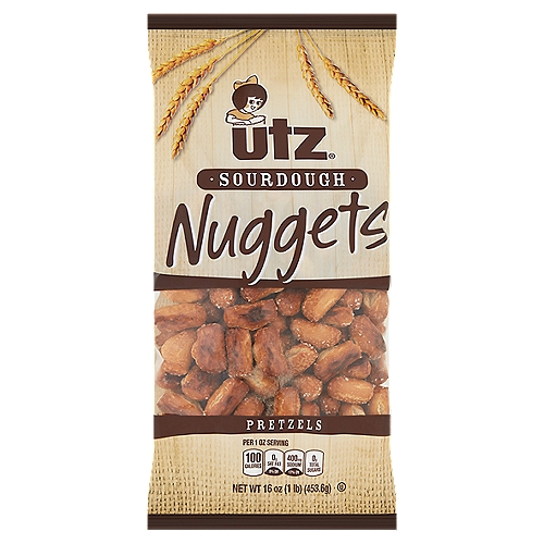 Utz Sourdough Nuggets Pretzels, 16 oz