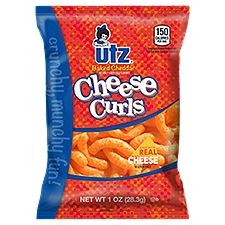 Utz Cheddar, Cheese Curls, 1 Ounce