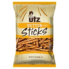 Utz Butter, Pretzel Sticks, 14 Ounce