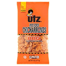Utz Chicharrones BBQ Flavored Fried Pork Rinds, 5 oz