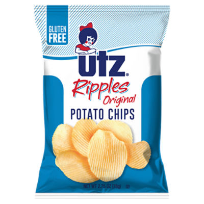 2.75 oz Utz Ripples Original Potato Chips