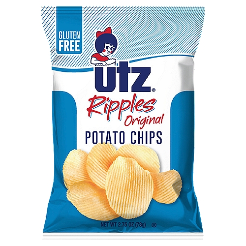 Pick Up a Bag of Utz® Ripples Potato Chips, and You've Got a Fresh-Tasting, Crisp, and Crunchy Potato Chip Snack! Using Only Three Quality Ingredients and a Slightly Thicker Slice of Potato than Our Original Potato Chips, We Use the Same Recipe as that First Batch of Potato Chips Made by Our Founders, Bill and Salie Utz. Utz® is Still Family Managed and Operated, and We Take Pride in Providing You with Snacks that We're Proud to Share with Our Own Family. So Open a Fresh Bag of Utz® Today, and Savor the Same High-Quality Flavor and Crunch You've Enjoyed for Years!