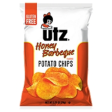 2.75 oz Utz Honey Barbeque Potato Chips, 2.75 Ounce