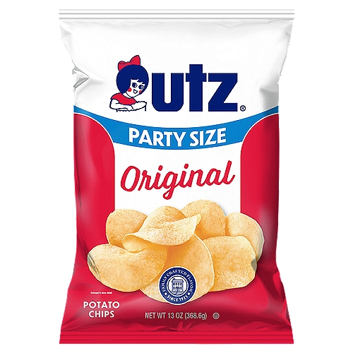 Utz Original Potato Chips Party Size, 13 oz