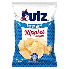 Utz Ripples Original, Potato Chips, 12.5 Ounce