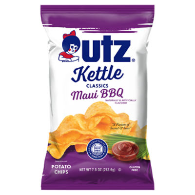 7.5 Utz Kettle Classics Maui BBQ Potato Chips
