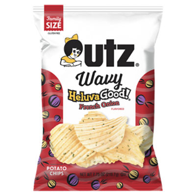 7.75 oz Utz Heluva Good!® French Onion Wavy Potato Chips