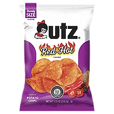 Utz Red Hot, Potato Chips, 7.75 Ounce