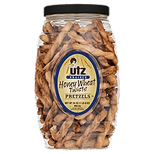 Utz Braided Honey Wheat Twists Pretzels, 24 oz