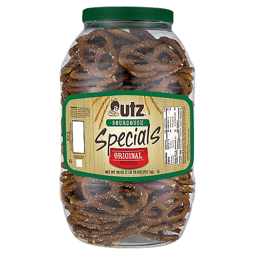 Utz Sourdough Specials Original Pretzels, 25.5 oz