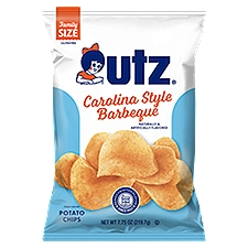 7.75 oz Utz Carolina Barbeque Potato Chips, 7.75 Ounce