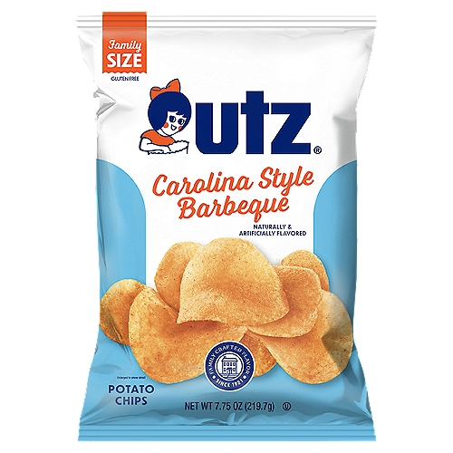 7.75 oz Utz Carolina Barbeque Potato Chips