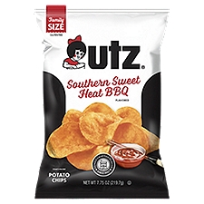 7.75 oz Utz Southern Sweet Heat BBQ Potato Chips, 7.75 Ounce