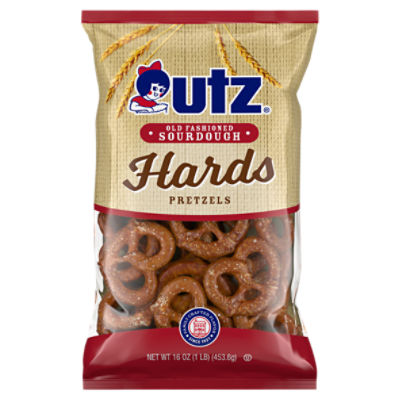 Utz Old Fashioned Sourdough Hards Pretzels, 16 oz