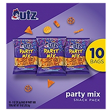 Utz Party Mix Snack Pack, 1 oz, 10 count, 10 Ounce