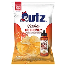 Utz Mike's Hot Honey Potato Chips Family Size, 7.75 oz, 7.75 Ounce