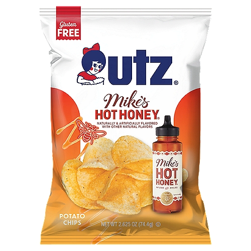 Utz Mike's Hot Honey Potato Chips, 2.625 oz
