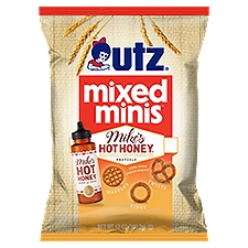 Utz Mixed Minis Mike's Hot Honey Pretzels, 12 oz