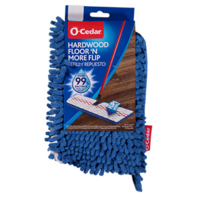 O-Cedar Hardwood Floor 'N More Flip Microfiber Dust Mop in the