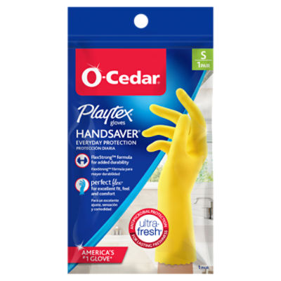 Playtex Guantes desechables multiusos (paquete - 1), guantes de limpieza  multiusos para el hogar, hechos de goma natural