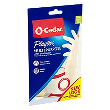 O-Cedar Gloves Multi Purpose Latex Disposables, 10 Each