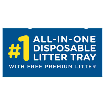 Prefilled disposable clearance litter box