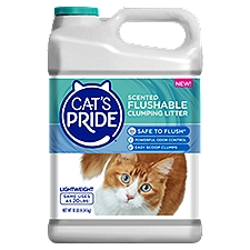 Cat's Pride Cat Litter Flushable Clumping Clay, 10 Each