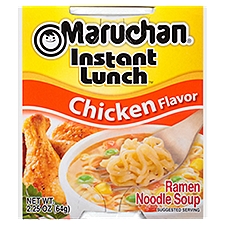 Maruchan Instant Lunch Chicken Flavor, Ramen Noodle Soup, 2.25 Ounce