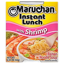Maruchan Instant Lunch Shrimp, Ramen Noodle Soup, 2.25 Ounce