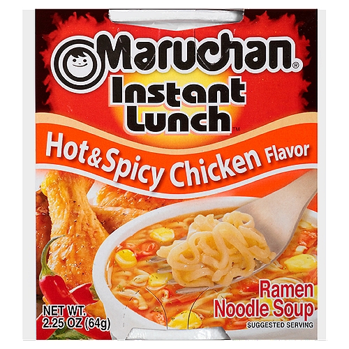 Maruchan Instant Lunch Hot & Spicy Chicken Flavor Ramen Noodle Soup, 2.25 oz
