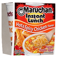Maruchan Instant Lunch Hot & Spicy Chicken Flavor Ramen, Noodle Soup, 2.25 Ounce