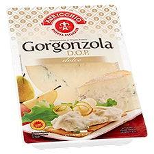 Auricchio Gorgonzola D.O.P. Dolce, Cheese, 7 Ounce