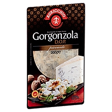 Auricchio Imported Gorgonzola Piccante Cheese Wedge, 7 Ounce