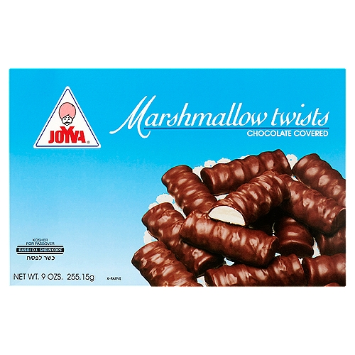 Joyva Chocolate Covered Marshmallow Twists, 9 oz
