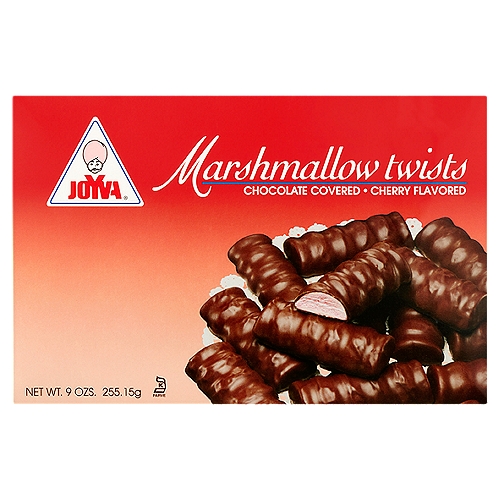 Joyva Chocolate Covered Cherry Flavored Marshmallow Twists, 9 oz