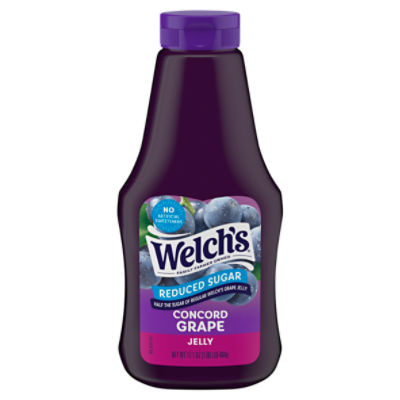 Welch's Reduced Sugar Concord Grape Jelly, 17.1 oz Squeeze Bottle ShopRite