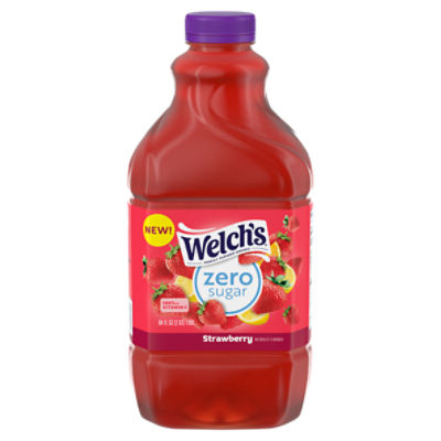 Welch's Strawberry Zero Sugar Drink, 64 fl oz Bottle