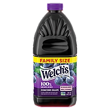 Welch's 100% Grape Juice, Concord Grape, 96 fl oz Bottle, 96 Fluid ounce