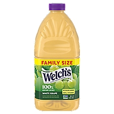 Welch's 100% Grape Juice, White Grape, 96 fl oz Bottle, 96 Fluid ounce