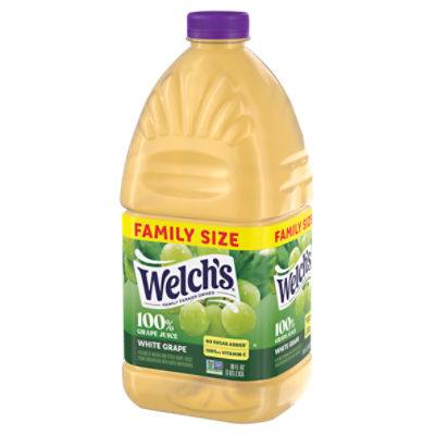 Welch's 100% Grape Juice, White Grape, 96 fl oz Bottle - The Fresh 