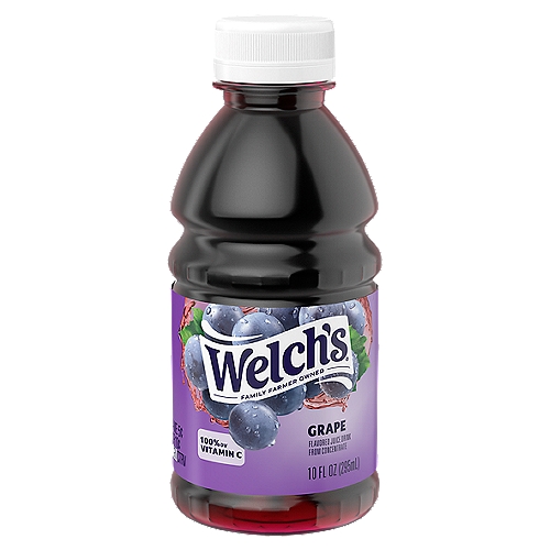 Welch's Grape Juice Drink, 10 fl oz On-the-Go Bottle