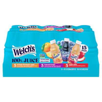 Welch's 100 Juice Variety Pack, Grape / Apple / OPA, 10 fl oz Onthe