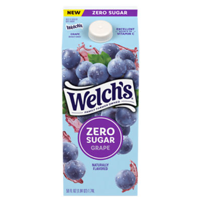 Welch's Grape Zero Sugar Drink, 59oz fl oz Carton